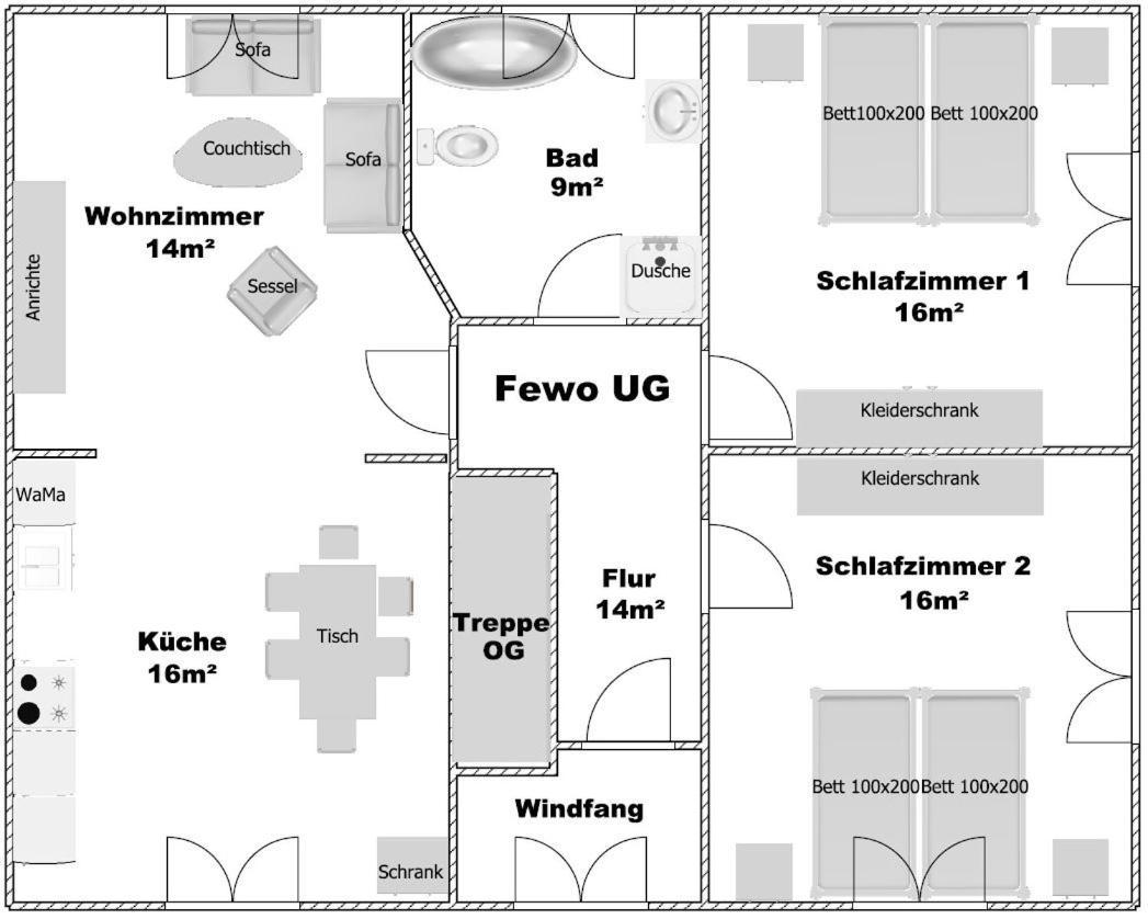 Ferienwohnung Landliebe เลียร์ ภายนอก รูปภาพ